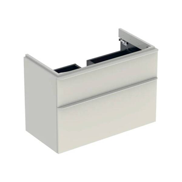 Geberit Smyle Square Çift Çekmeceli Kum Grisi Lavabo Dolabı 500.354.JL.1 - 1