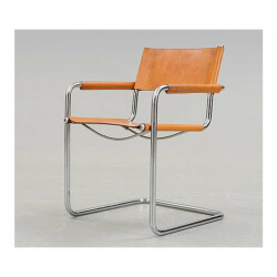 Sohomanje Gerçek Deri / Krom Sandalye - Soho217 - Sohomanje