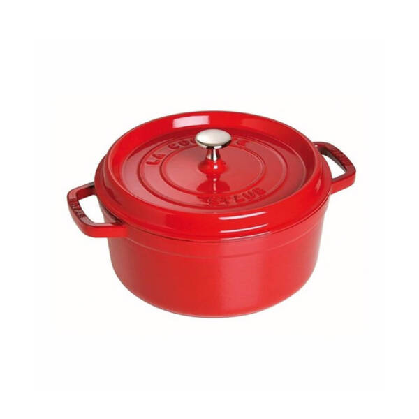 Staub 405098350 Döküm Tencere 24 Cm Yuvarlak Kiraz - 1