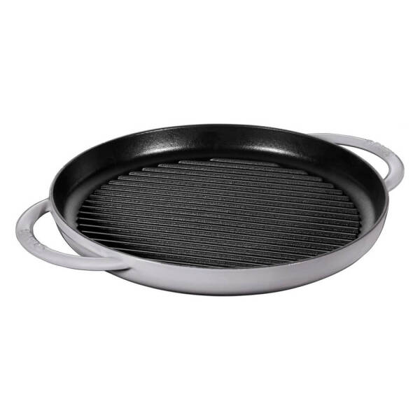 Staub 405117820 Döküm Izgara/Çift Kulp 30 Cm Gri - 1