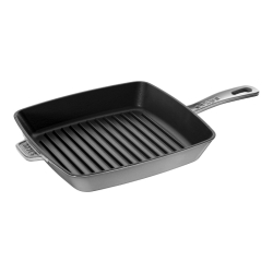 Staub Döküm Demir Amerikan Izgara Tava 26 cm Grafit Gri - Staub