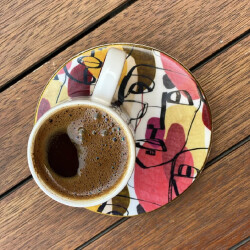 Şeyda&Aslı Tekli Kahve Fincanı Face Blush - 2