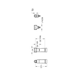 Vitra - Ankastre Stop Valf Krom A41441 - 2