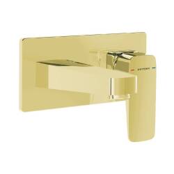 Vitra Artema Root Square Ankastre Lavabo Bataryası Altın A4273823 - 1