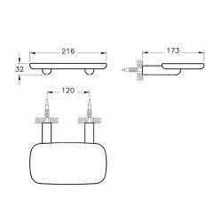 Vitra Eternity Etajer Krom A44882 - 2