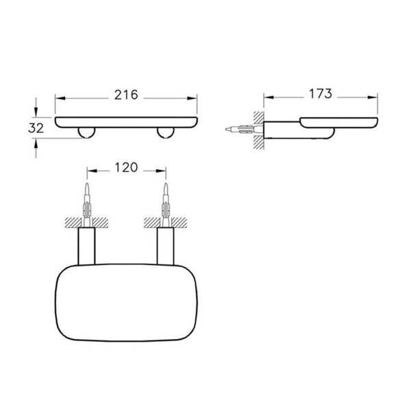 Vitra Eternity Etajer Krom A44882 - 2