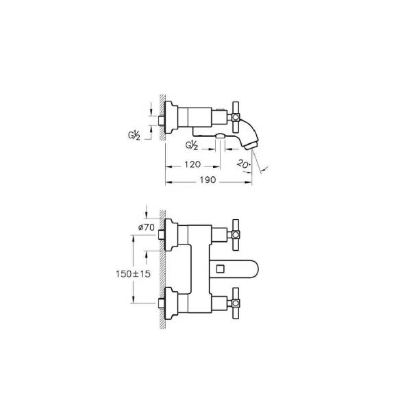 Vitra Juno Banyo Bataryası A4086826 - 2