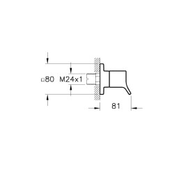 Vitra Memorıa Ankastre Stop Valf Krom A41454 - 2