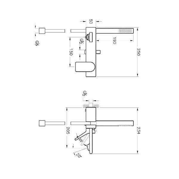 Vitra Memoria Banyo Bataryası Krom A42334 - 3