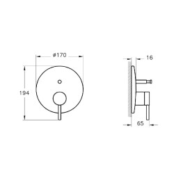 Vitra Origin Ankastre Banyo Bataryası A42620 - 2