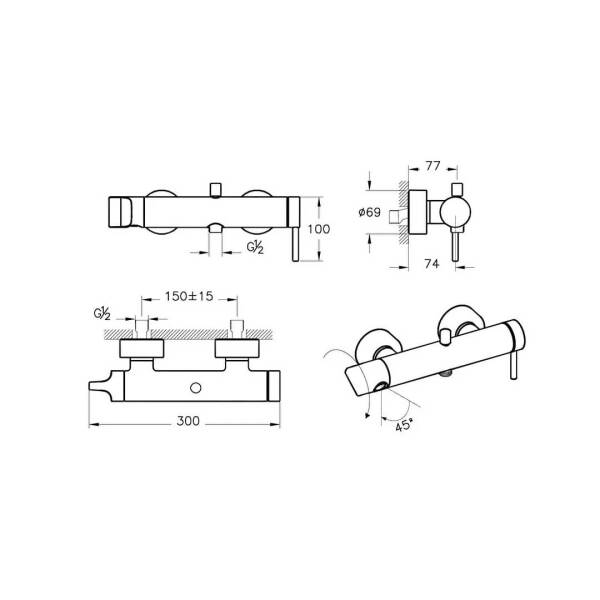 Vitra Origin Banyo Bataryası A4261926 - 3