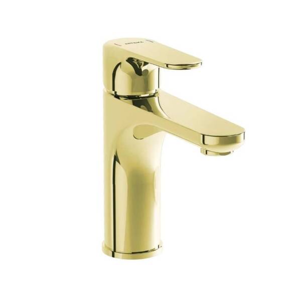 Vitra Root Round Yüksek Lavabo Bataryası Altın A4270623 - 1