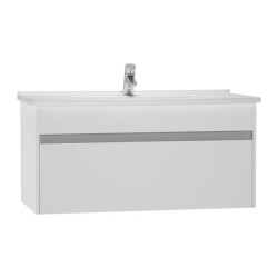 Vitra S50+ Lavabo Dolabı 100 cm Parlak Beyaz 54742 - 1