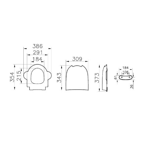 Vitra Sento Çocuk Klozet Kapağı Yeşil-Sarı 133-100-009 - 2