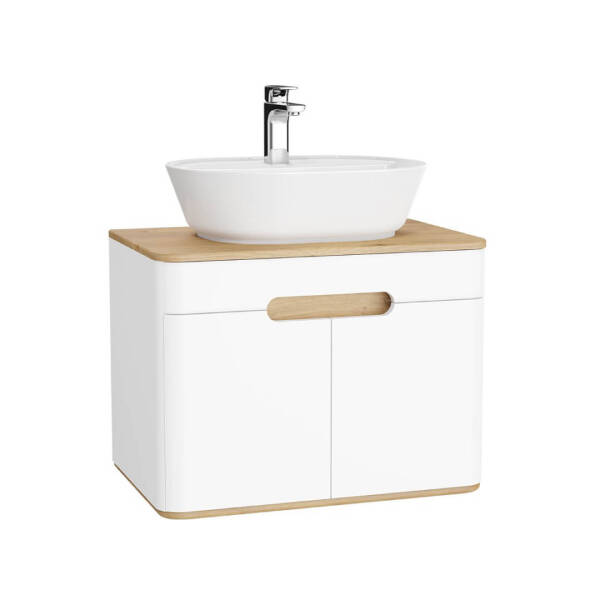 Vitra Sento Lavabo Dolabı 70 Cm Tezgahüstü Lavabo 62349 - 1