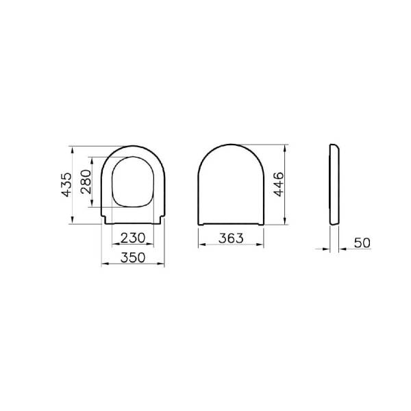 Vitra Universal Klozet Kapağı 121-003-909 - 2