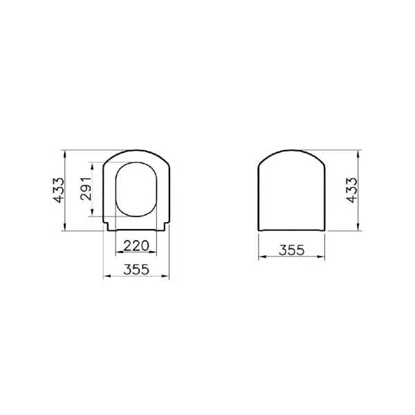 Vitra Valarte Klozet Kapağı 124-003-009 - 2