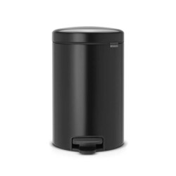 Brabantia Newicon Pedallı Çöp Kutusu Mat Siyah 12 L - 1