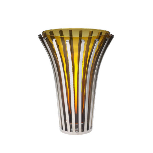 Paşabahçe Zırhlı Vazo Amber - 1