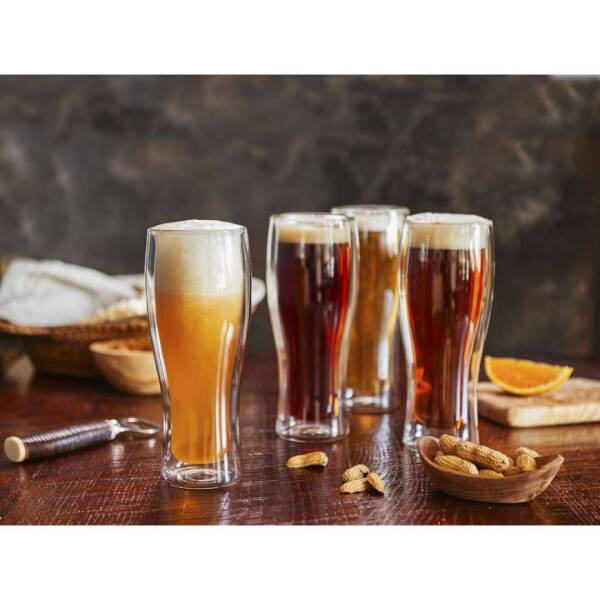 Zwilling Sorrento Bar Çift Cidarlı Bira Bardağı 2 Adet 410 ml - 4