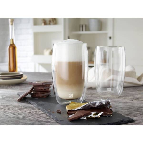 Zwilling Sorrento Çift Cidarlı Latte Macchiato Bardağı 2 Adet 350 ml - 4
